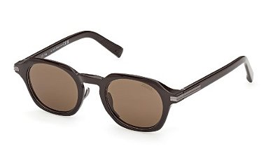 ERMENEGILDO ZEGNA EZ0286 48E 47 - ÓCULOS DE SOL TITANIUM