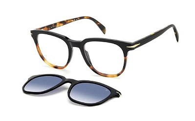 DAVID BECKHAM DB 7120/CS WR799 51 - ÓCULOS DE GRAU COM CLIC ON POLARIZADO