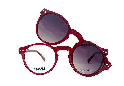 INVU. IG42413 B 48 - ÓCULOS DE GRAU COM CLIC ON