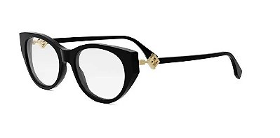 FENDI FE50099I 001 53 - ÓCULOS DE GRAU