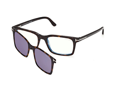 TOM FORD TF6175-B 052 53 - ÓCULOS DE GRAU COM CLIP ON
