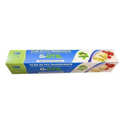 Rolo Bobina Filme Pvc 28X100 Metros (Guarufilme)