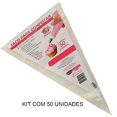 Saco Confeitar/Manga Descartável Grande 27X38 Mago