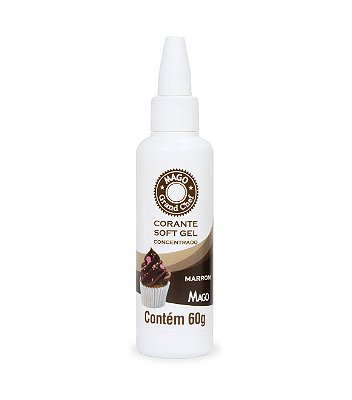 Corante Softgel 60G Marrom Mago
