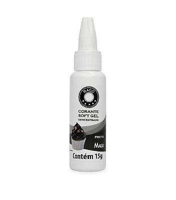 Corante Softgel 15G Preto Mago