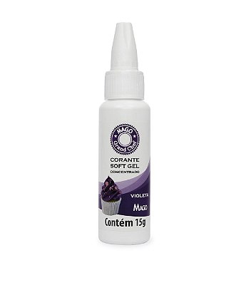 Corante Softgel 15G Violeta Mago
