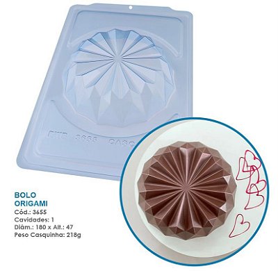 Forma Bwb Sp Bolo Origami Silicone 3 Partes Profissional Cod-3655 (Sp Especial)