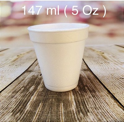 20 Copo Isopor Térmico 5 Oz 147Ml (Darnel)
