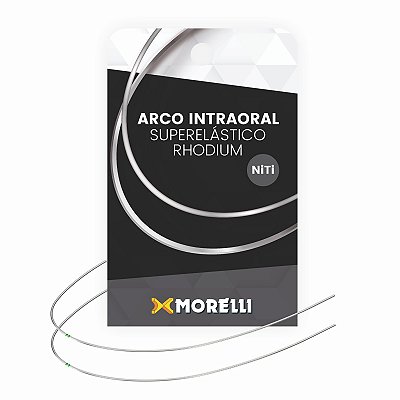 Arco Intraoral Rhodium Superelástico NiTi - Redondo