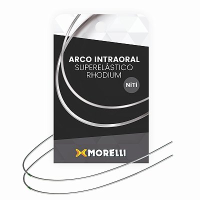 Arco Intraoral Rhodium Superelástico NiTi - Retangular