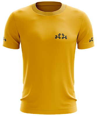 Camisa Esportiva / Resistência / Unissex / Cor Amarela