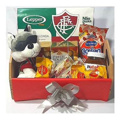 Cesta Fluminense Times Futebol Chocolates Toalha Presente