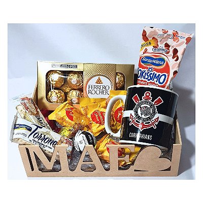 Cesta Presente Mãe Torcedora Times De Futebol Escolha O Time