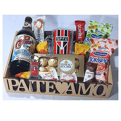 Cesta Dia Dos Pais São Paulo Times Futebol Presente Pai São Paulino