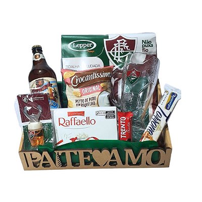 Cesta Fluminense Dia Dos Pais Com Caneca, Toalha, Cerveja