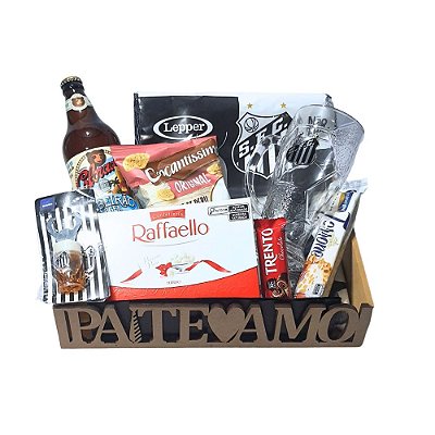 Cesta Santos Dia Dos Pais Com Caneca, Toalha, Cerveja