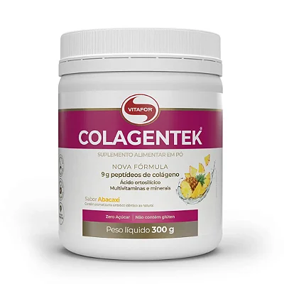 Colagentek Colágeno Hidrolisado - 300g abacaxi - Vitafor