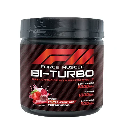 Pré treino Bi turbo 300g - Force Muscle