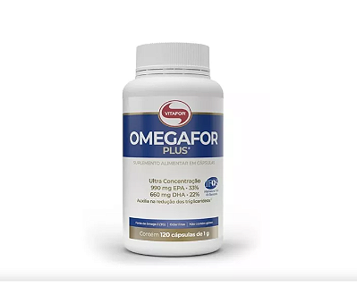 Ômegafor Plus 120 Caps - Vitafor - Omegafor Plus