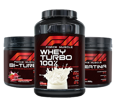 COMBO - WHEY DI LATTE | CREATINA | BI-TURBO - Force Muscle