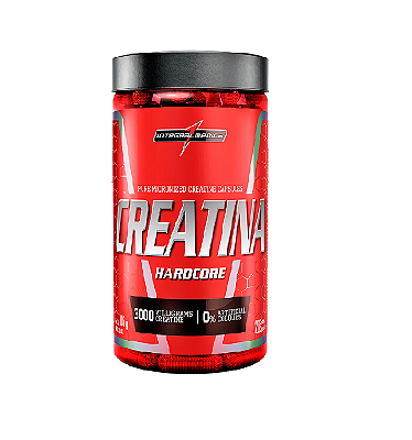 Integralmedica - Creatina em Cápsulas Hardcore - 100% Pura e Monohidratada - 120 Cápsulas