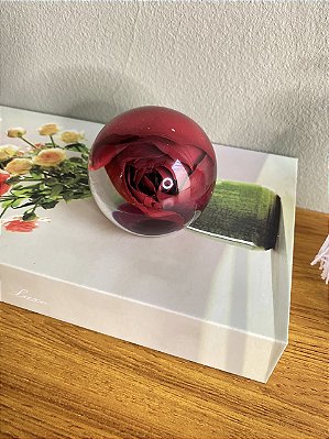 ESFERA COM BASE DE LED - 6 cm de diâmetro