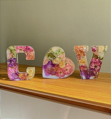 KIT ENTRE LETRAS & FLORES