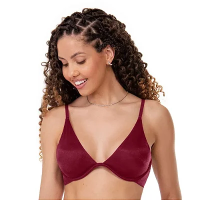 SUTIÃ SEM BOJO TRIANGULAR TERMOFUSIONADO VERMELHO