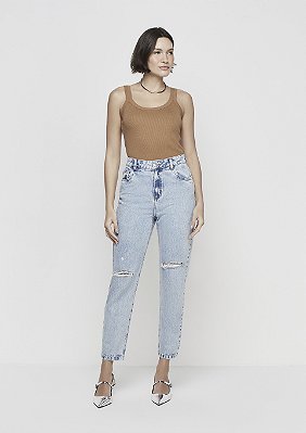 CALÇA JEANS MOM