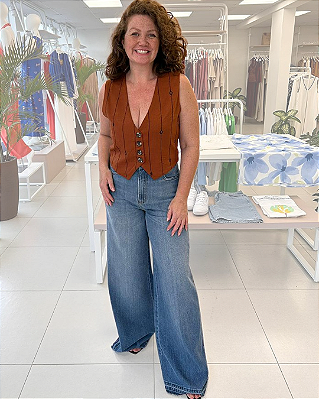 CALÇA JEANS PANTALONA