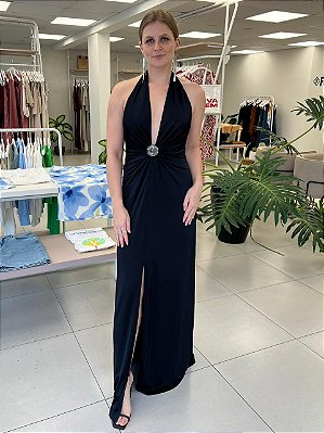 VESTIDO LONGO FRENTE ÚNICA