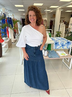 SAIA LONGA JEANS INDIGO