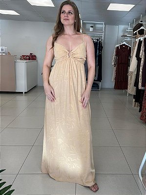 VESTIDO LONGO FLORAL
