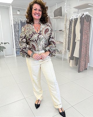 BATA BOHO ESTAMPA PAISLEY