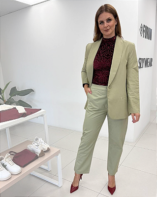 CALÇA ALFAIATARIA RETA SLIM