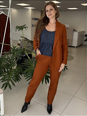 BLAZER RETO EM LINHO