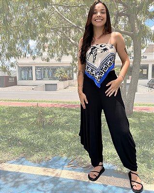 CALÇA SARONG EM VISCOSE