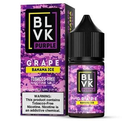 Blvk Grape Nicsalt 30ml - Grape Banana Ice
