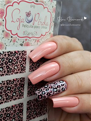 Adesivo  para unhas Animal Print Onça -AP 31