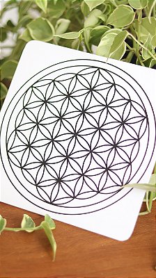 Mandala Flor da Vida – Placa de PVC