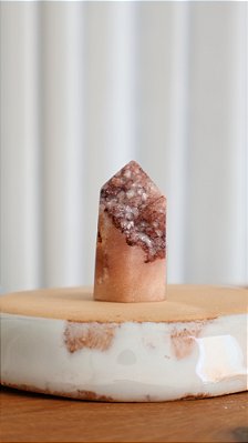 Ponta de Ametista Rosa - 4,5 a 5 cm