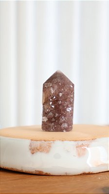 Ponta de Ametista Rosa - 4,5 a 5 cm