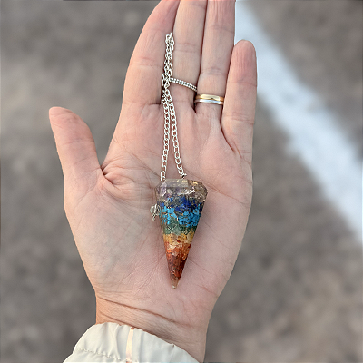 Pêndulo de Organite 7 Chakras