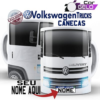 Caneca Personalizada Caminhoneiro Caminhão Volkswagen Delivery