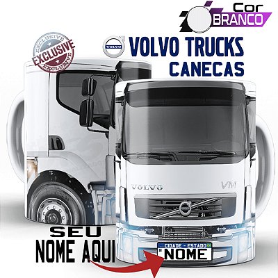 Caneca Personalizada Caminhoneiro Caminhão Volvo Vm