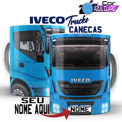 Caneca personalizada Caminhoneiro Caminhão Iveco Hi Way
