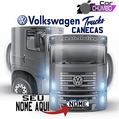 Caneca personalizada Caminhão Volkswagen Constellation Caminhoneiro