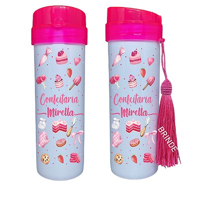 Squeeze Personalizada - Confeiteira confeitaria ( Coloque seu Nome)
