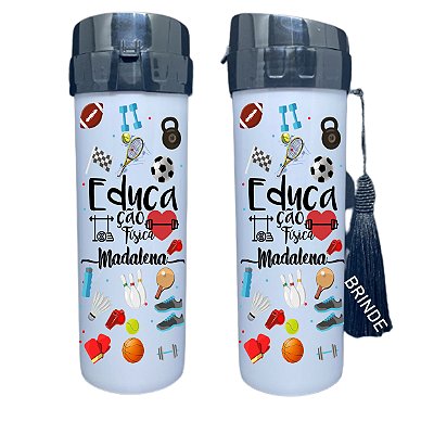 Squeeze Personalizada - Educação Física ( Coloque seu Nome)