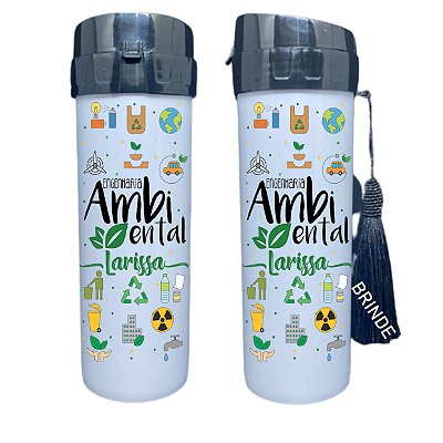 Squeeze Personalizada - Engenharia Ambiental ( Coloque seu Nome)